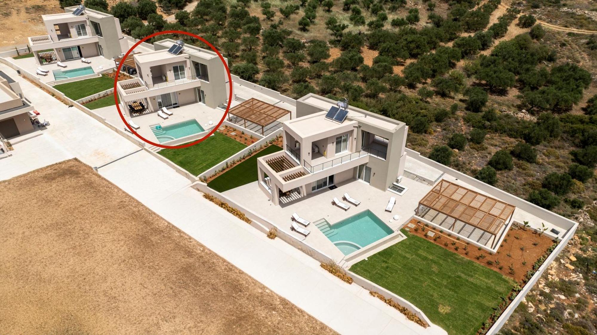 Blue Sky Villas Arkalochori Room photo